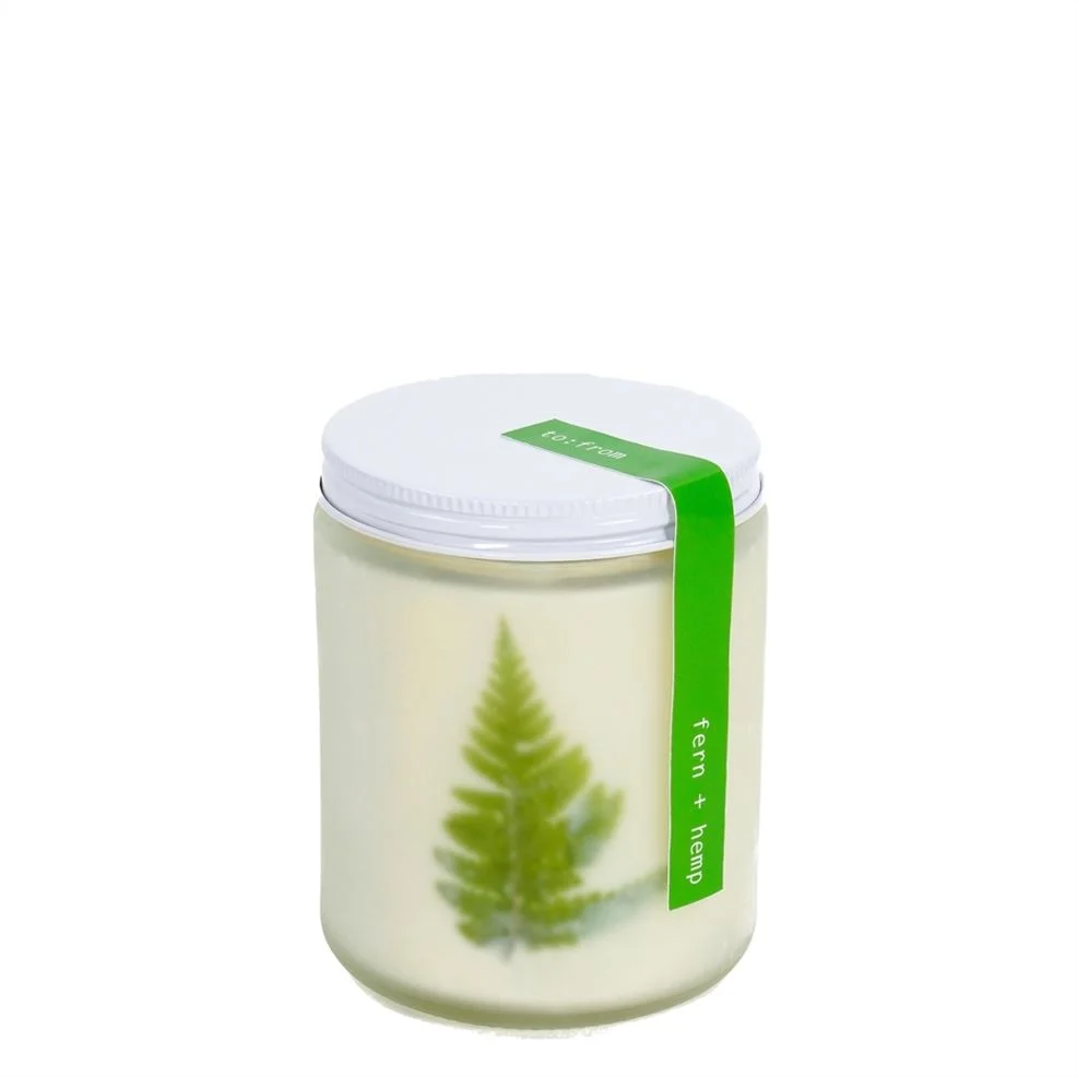 candle on white background