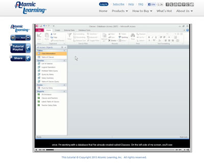 Video Tutorial: Access 2010 Advanced - Understanding Relationships