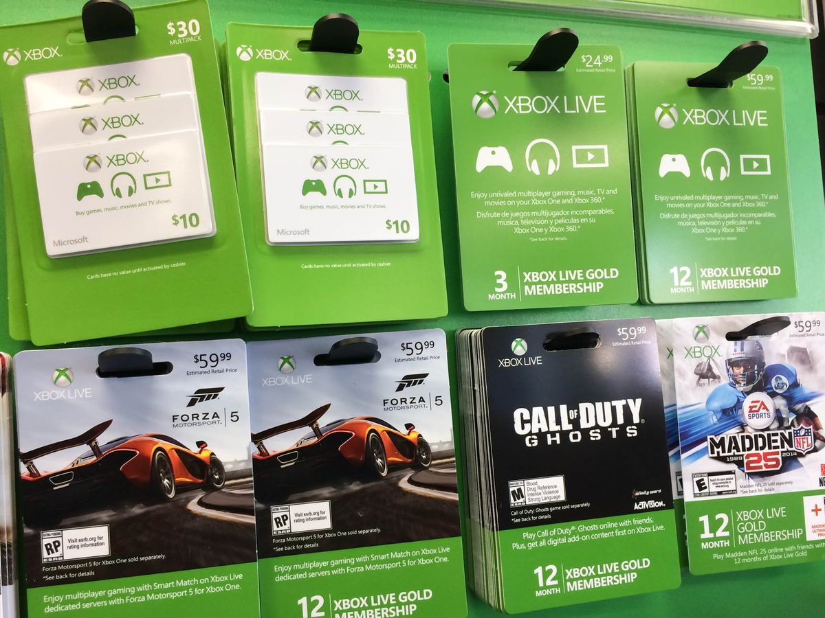 Can you pay for xbox live best sale with a gift card