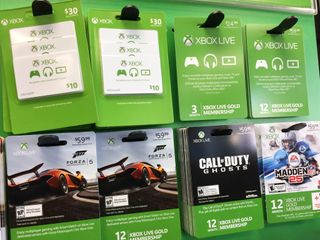 Xbox -Geschenkkarten