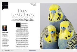 Opening pages of interview with Huw Lewis-Jones, in the June 2024 issue of Digital Camera magazine