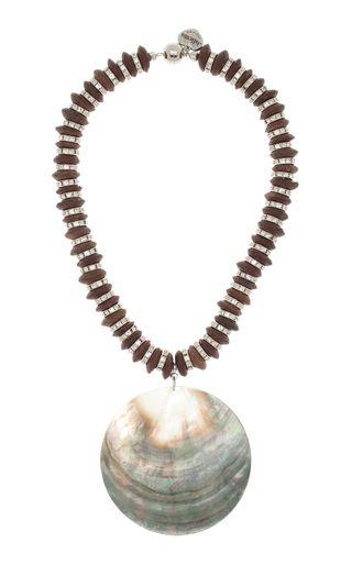 Exclusive Maddalena Beaded Shell Necklace