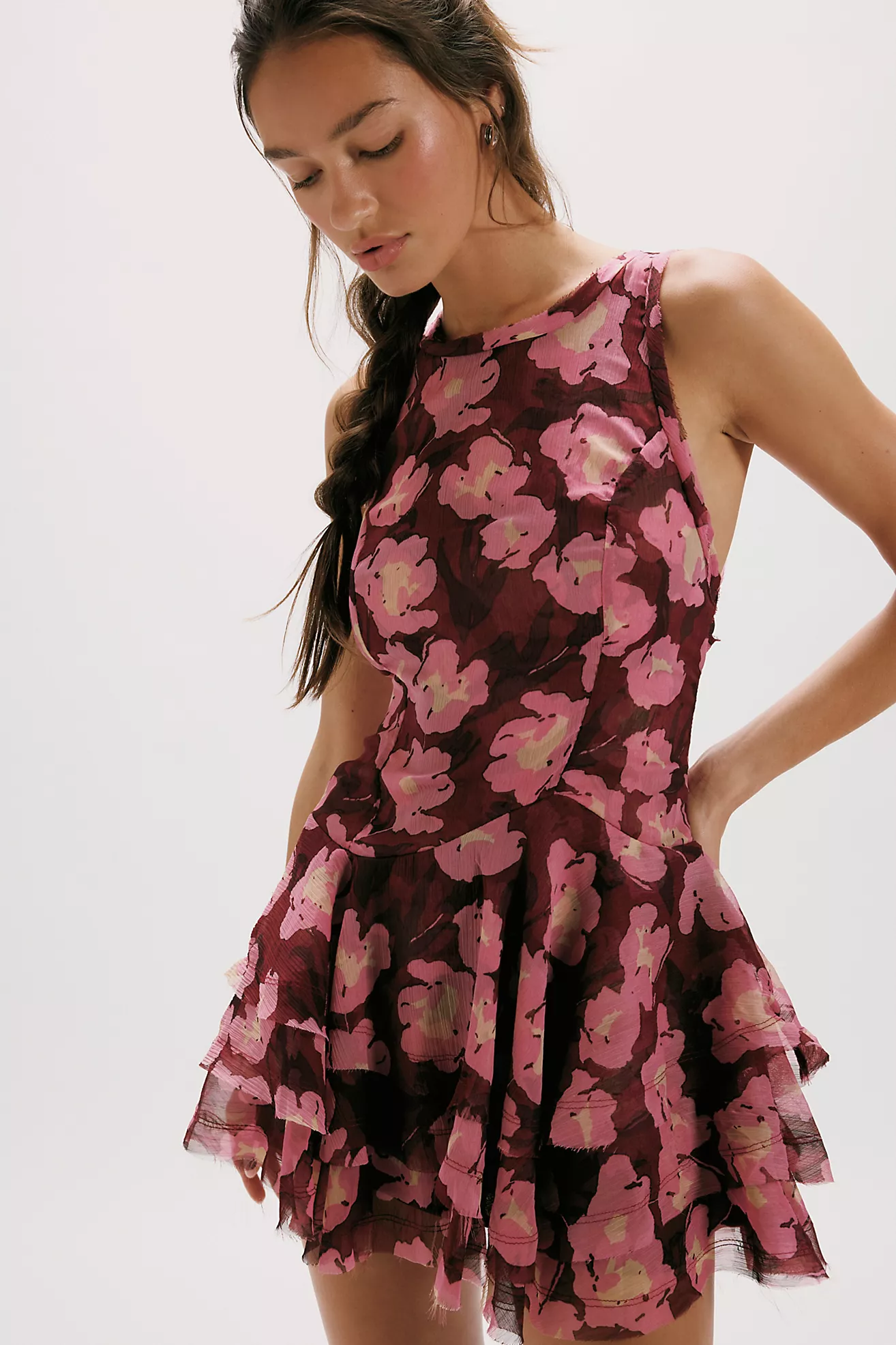 Raven Printed Mini Dress