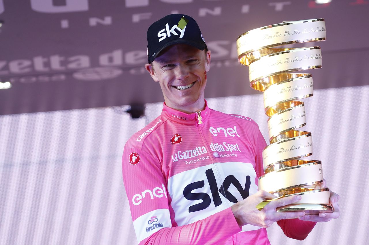 Chris Froome at the 2018 Giro d&#039;Italia