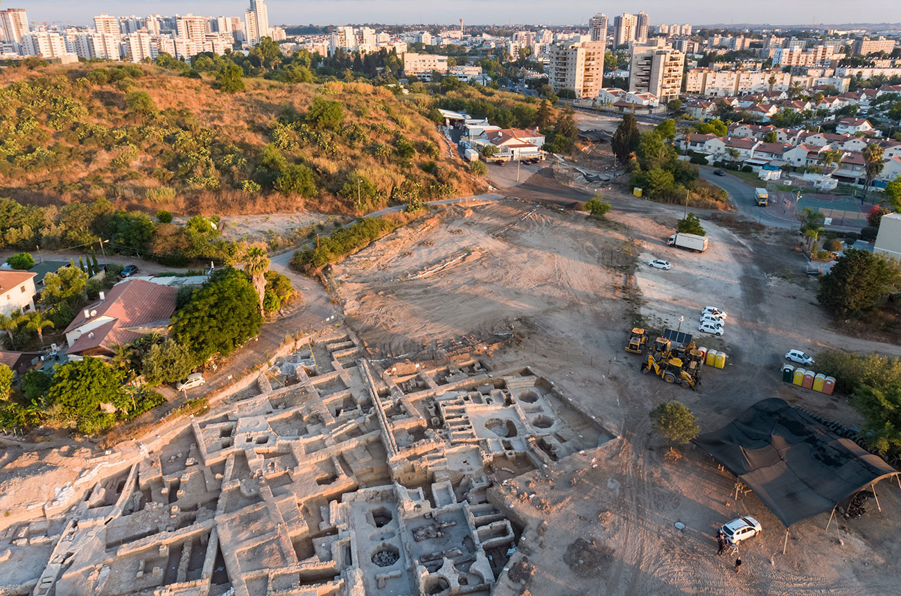ancient winery near Yavne in Israel