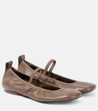 Leather Ballet Flats