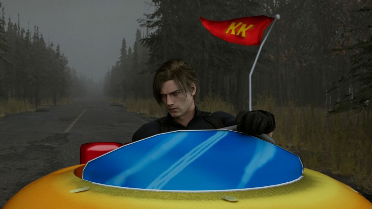 Now you can replace Resident Evil Requiem's product-placement Porsche with a drivable hamburger