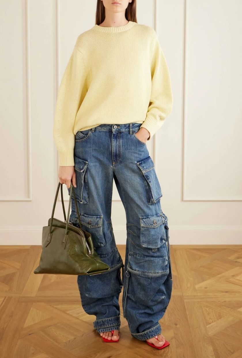THE ATTICO, Tapered Cargo Jeans