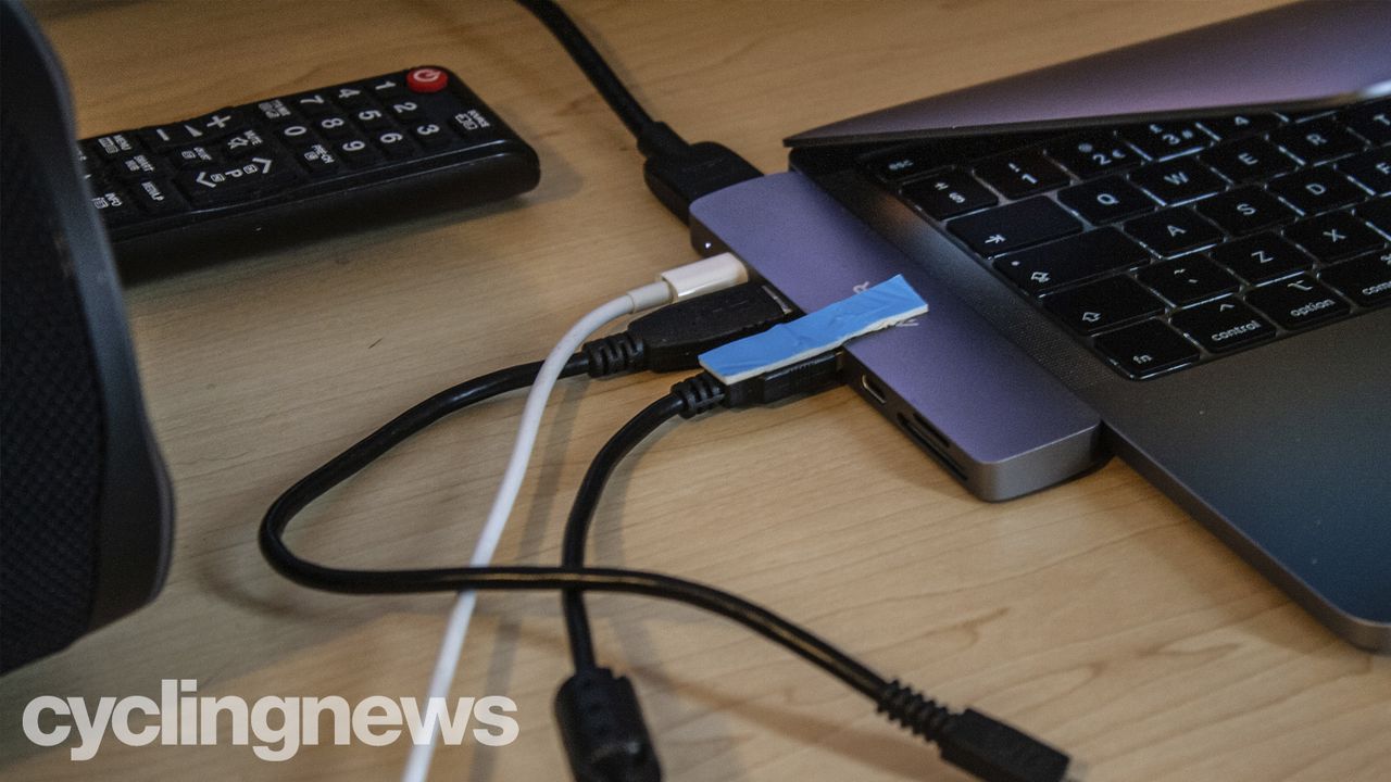 Taped USB connection