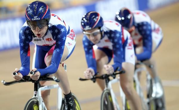 USA made the women's team pursuit final against GB