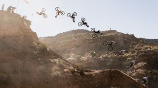 2023 Rampage winner Cam Zink performing a front flip