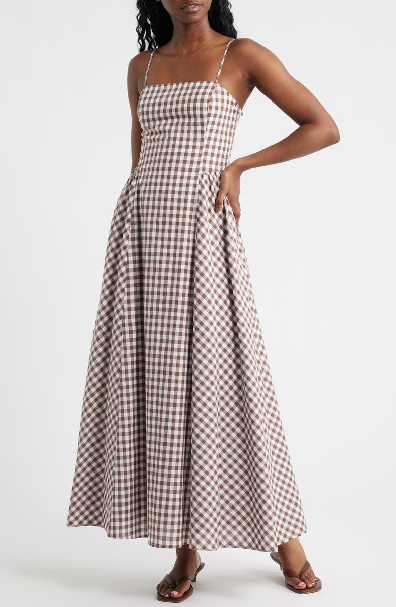 Kalley Sleeveless Cotton Maxi Dress