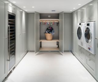 utility room in cellar conversion