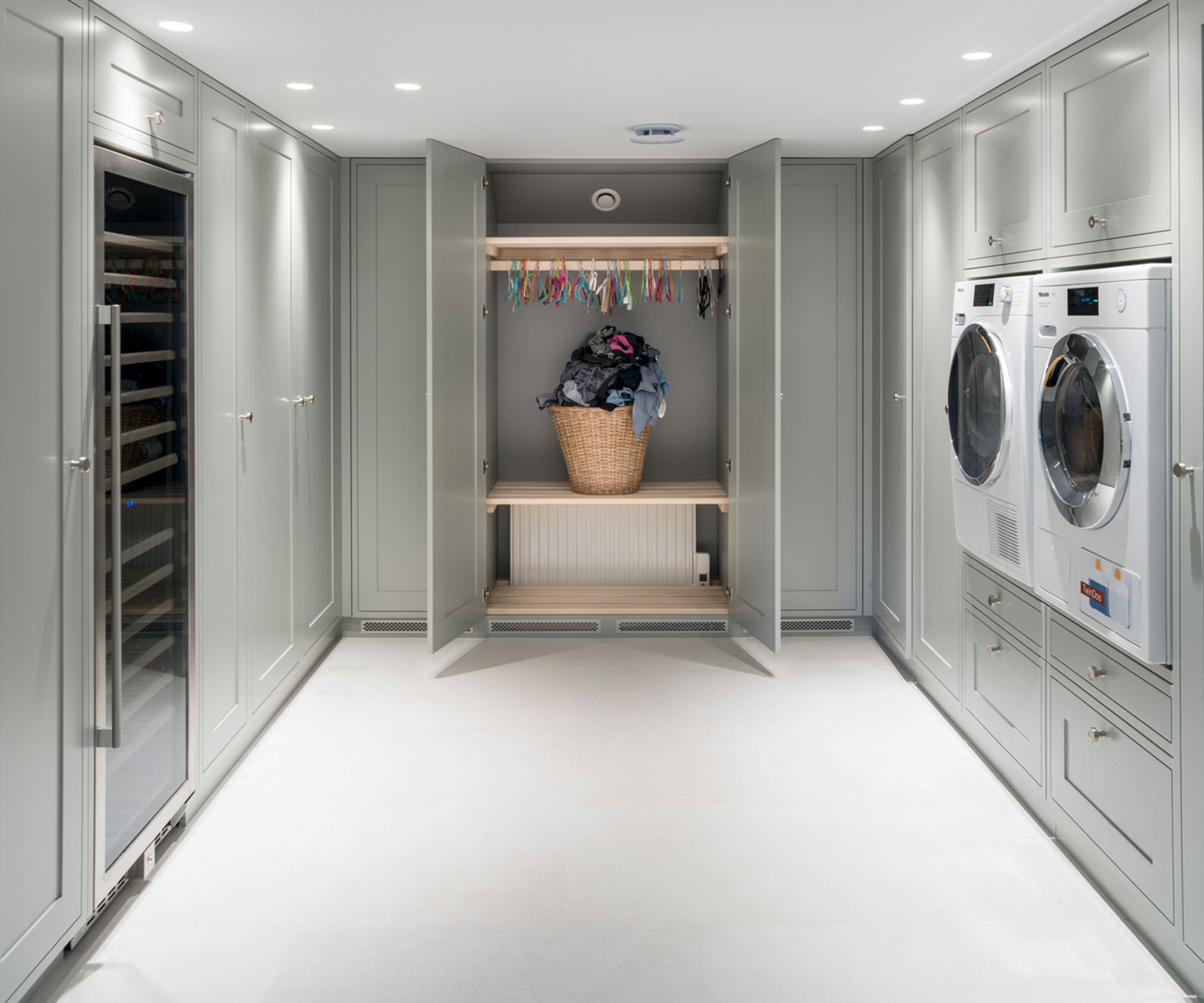 utility room in cellar conversion