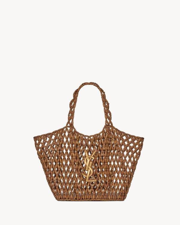 YSL, Icare Medium in Wood Beads