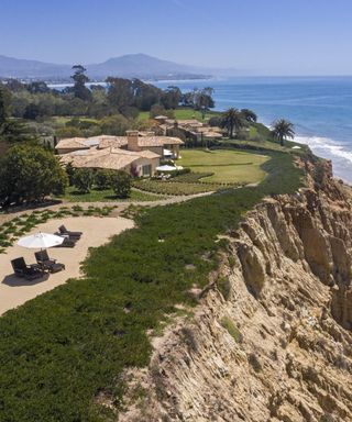 Most expensive home in California view from above