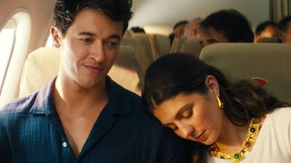 Tom Blyth as Alex and Emily Bader as Poppy in "People We Meet on Vacation" on Netflix