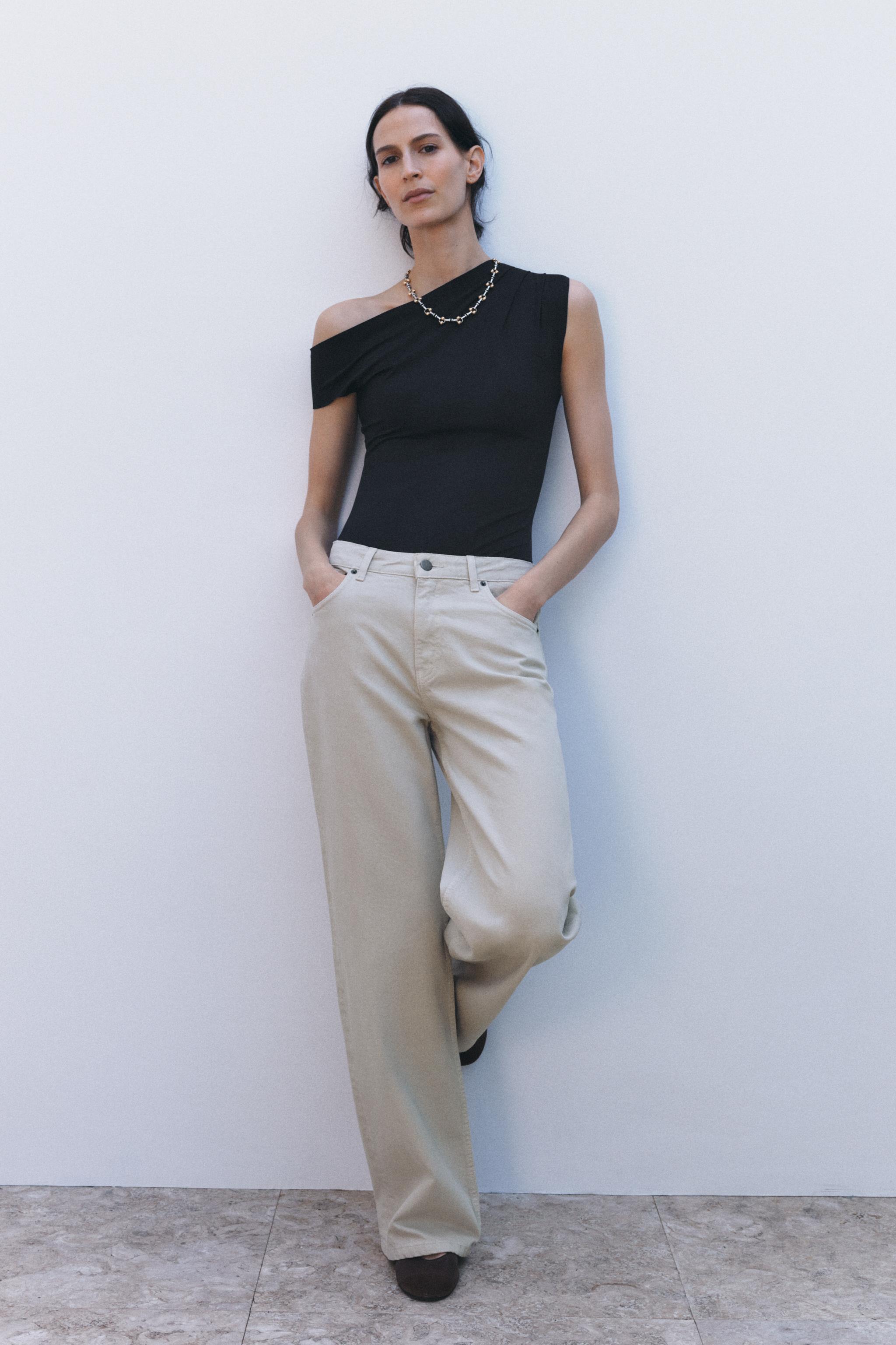 Mid-Rise Wide Leg Jeans Zw Collection