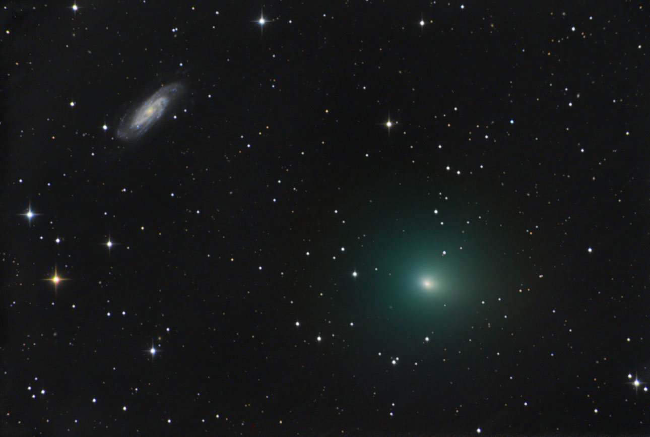 Comet 41P &amp; NGC 3198