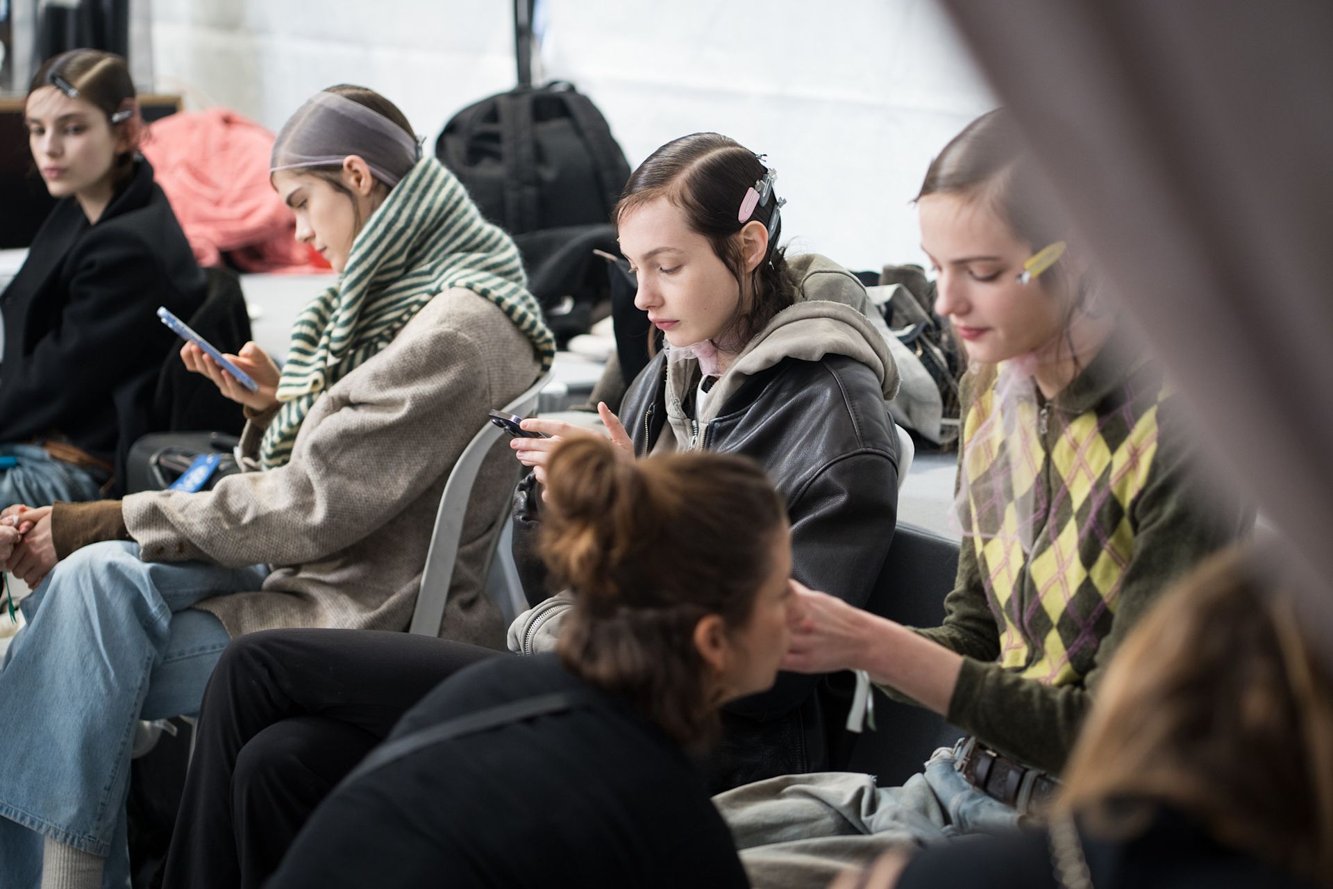 Backstage at Christian Dior Autumn/Winter 2025 show