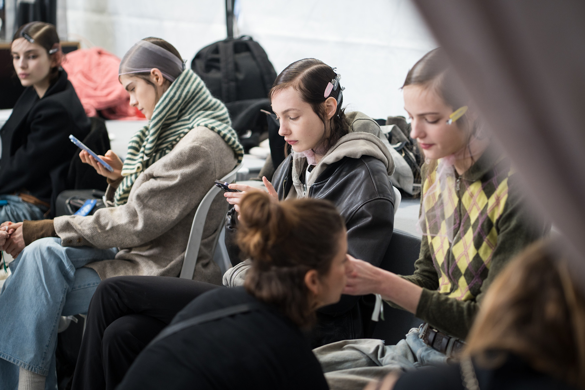 Backstage at Christian Dior Autumn/Winter 2025 show