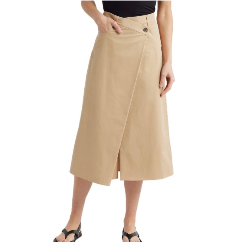 COS, Asymmetric Organic Cotton Midi Skirt
