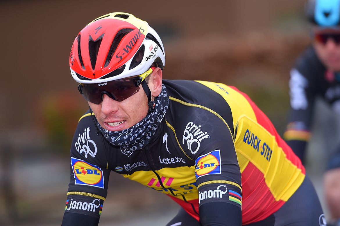 Philippe Gilbert riding Kuurne-Brussel-Kuurne
