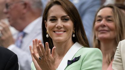 Kate Middleton and Princess Diana wearing similar outfits