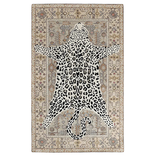 Tufted Octavia Leopard Rug from Anthropologie