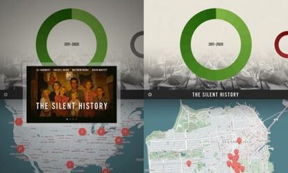Screen shots from the iPad version of the new ebook "The Silent History"