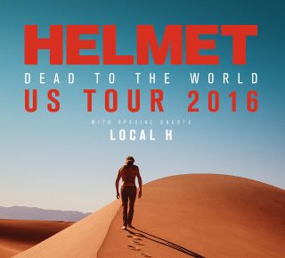 The Helmet tour announcement poster