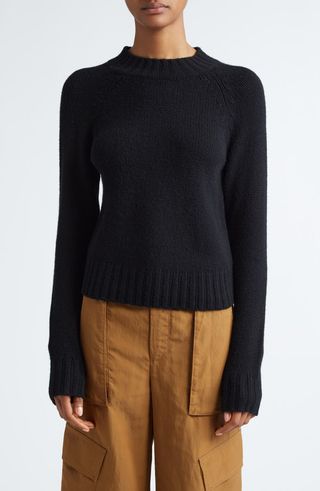 Raglan Sleeve Cashmere Sweater