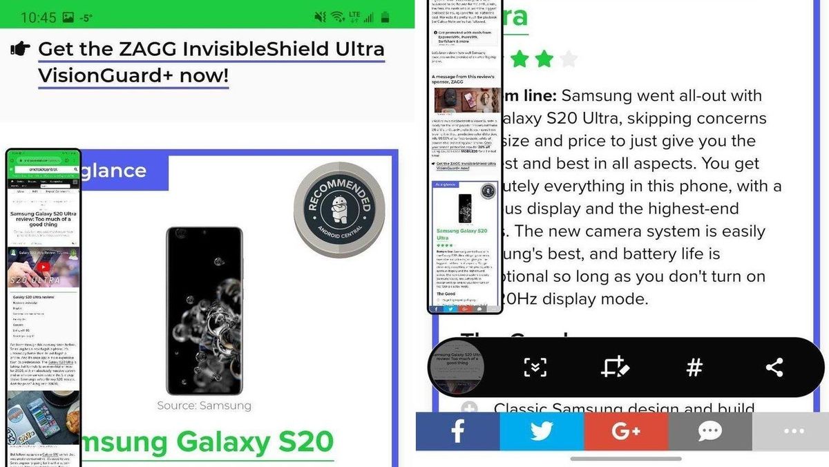 How to take a screenshot with a Samsung phone | Android Central