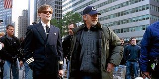 Leonardo DiCaprio and Steven Spielberg on Catch Me If You Can