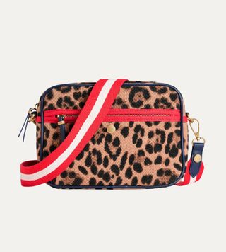 Image of leopard print crossbody bag