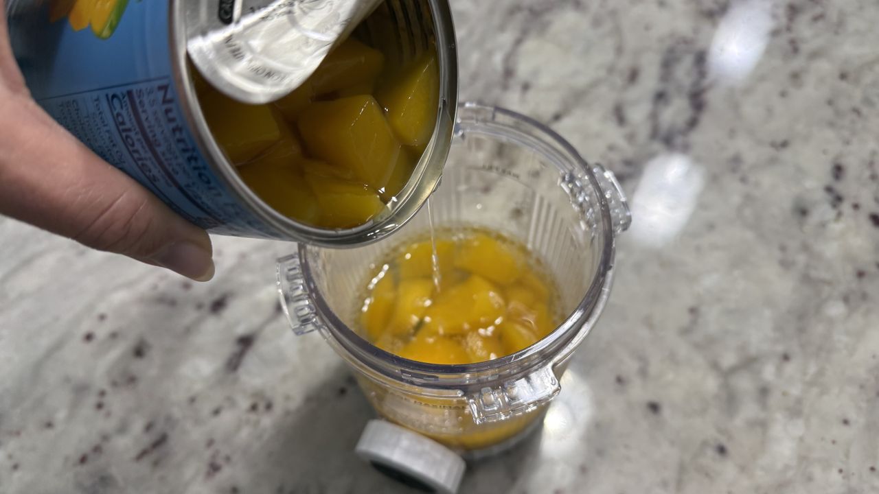 Ninja Creami mango sorbet