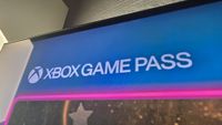 Xbox Game Pass logo on a TV