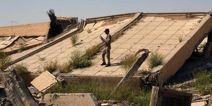 Saddam Hussein's tomb.