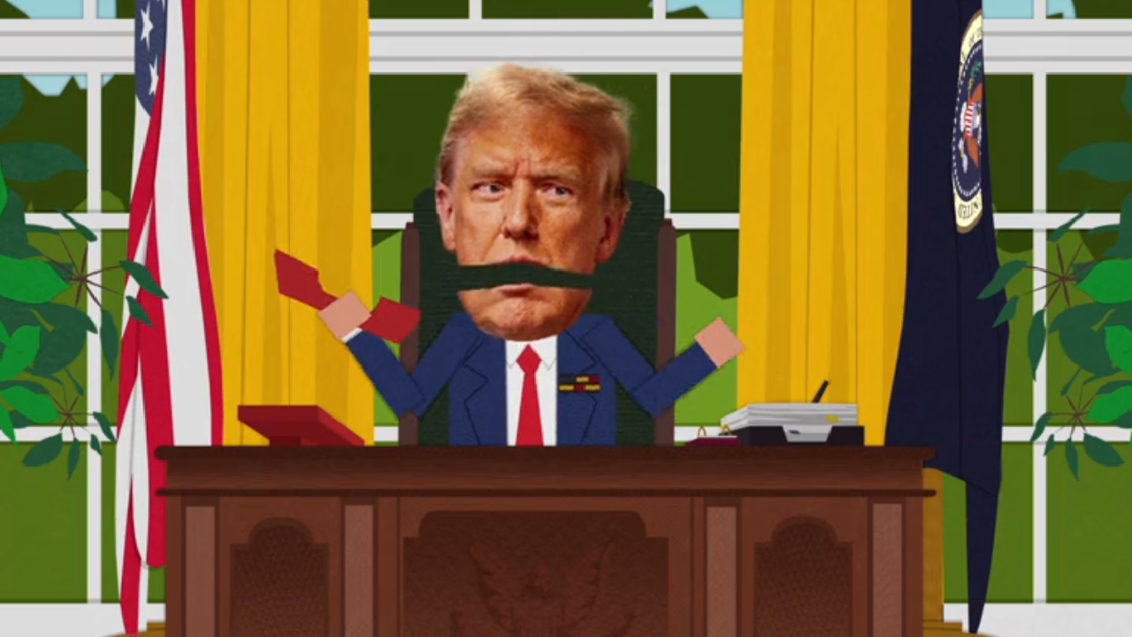 President Trump as seen in South Park.