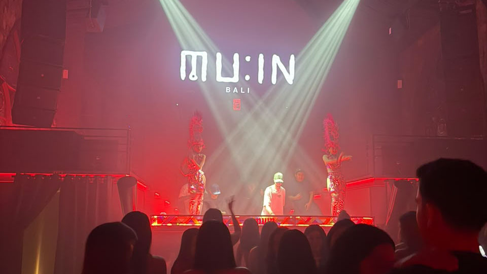 A new Asian nightclub pumping music for opening night. 