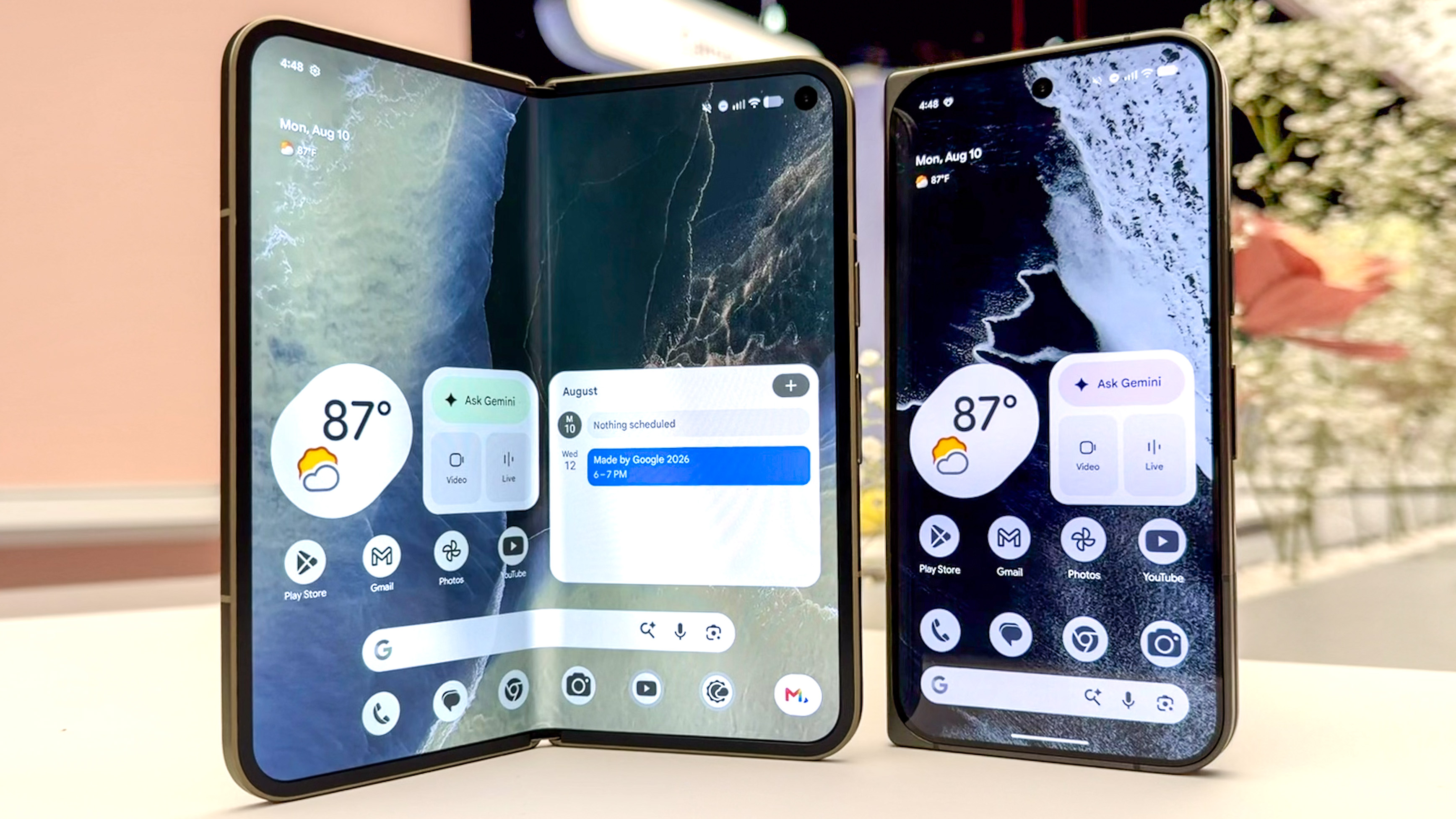 Google Pixel 11 Pro Fold shown open and closed