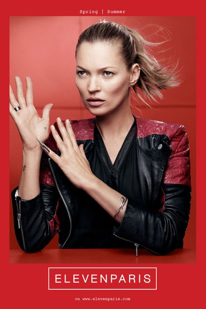 Kate Moss is named the new face of ELEVENPARIS SS14