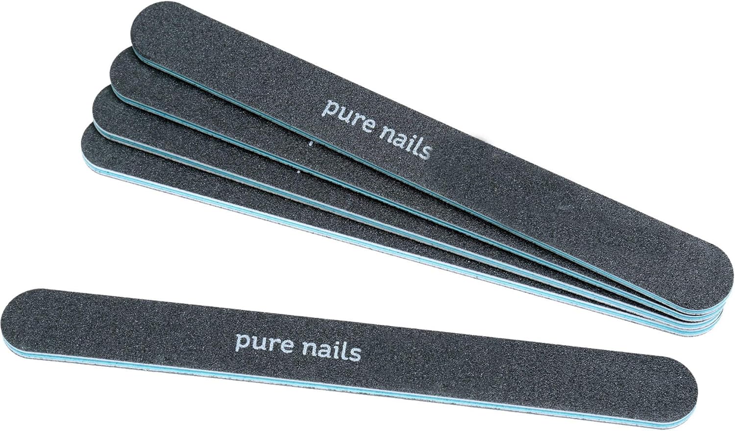 Pure Nails Black Nail Files - 240/240 Grit (pack of 5)