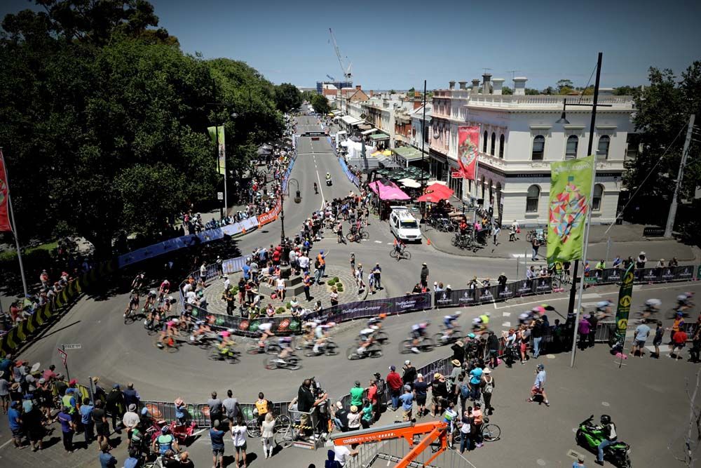 A view of the turn