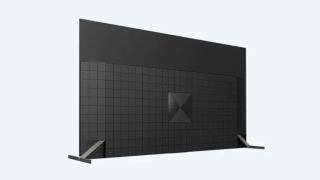 Sony A90J OLED TV review: image shows rear of Sony A90J OLED TV
