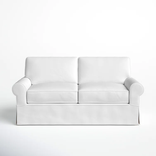 white slipcover sofa