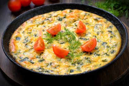 Baked vegetable omelette