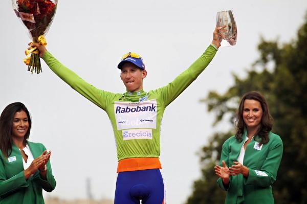 Bauke Mollema (Rabobank) snatched the points jersey at the death.