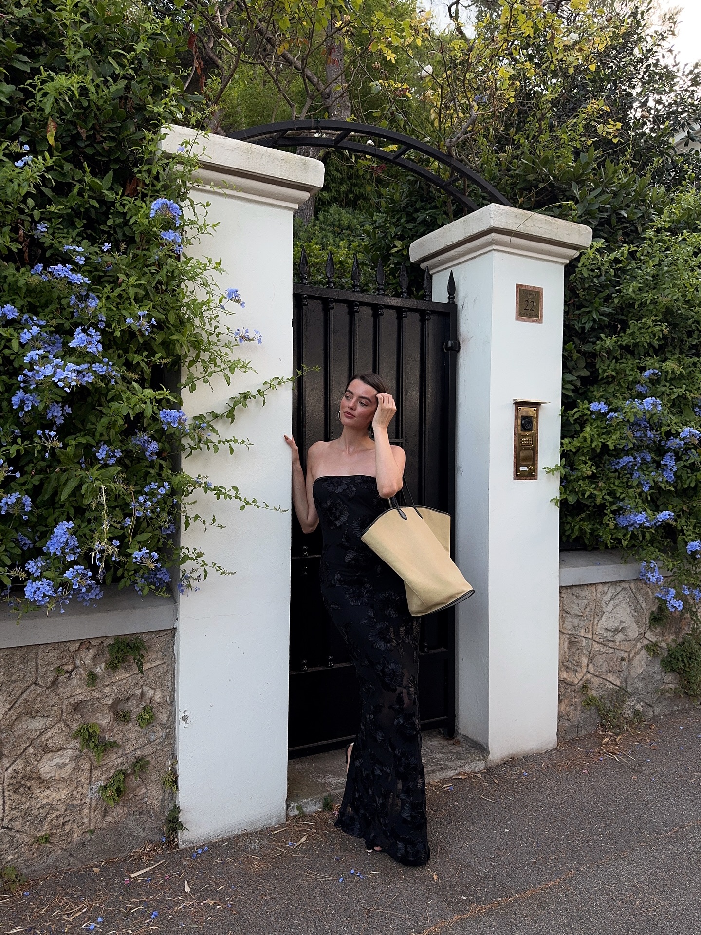 Mary L. Jean with a chic bob and a glowing complexion