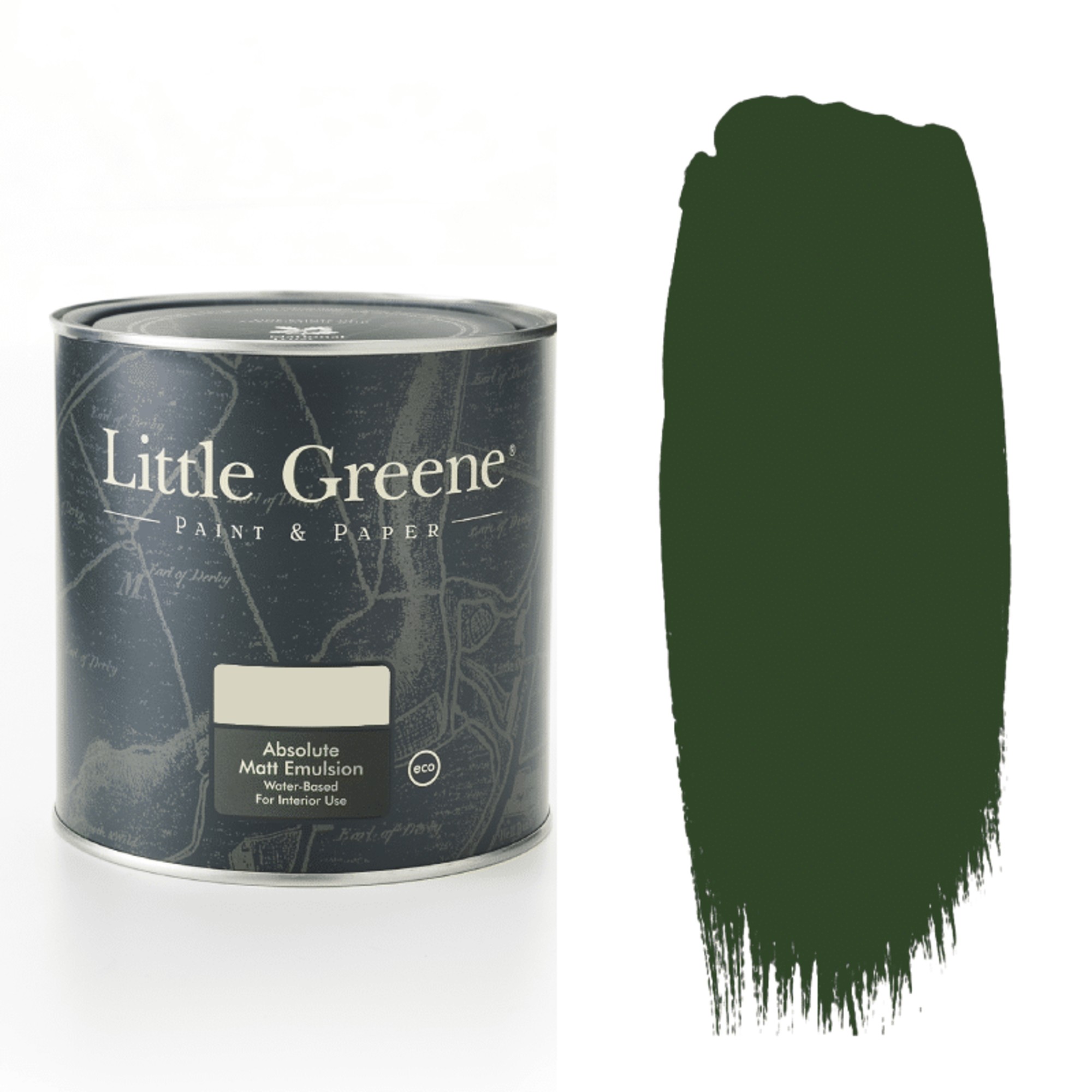 Little Greene Dark Brunswick Pintura verde